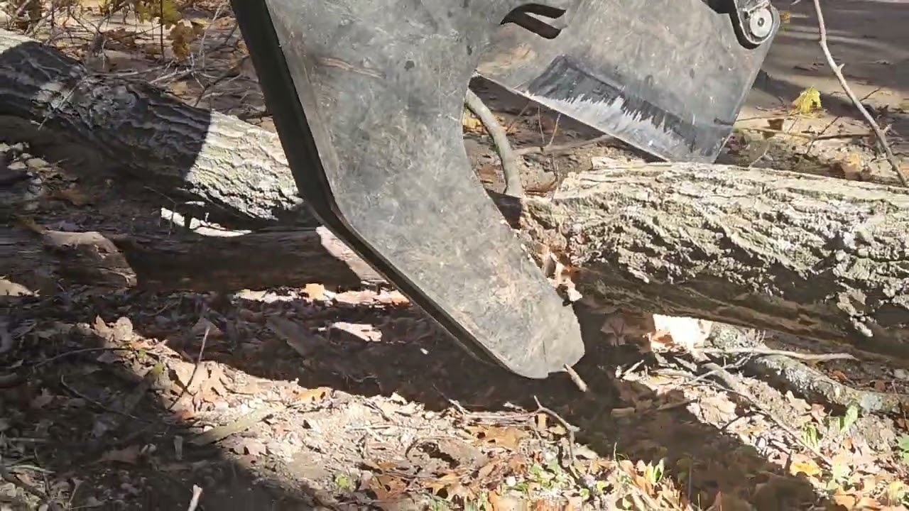 Power Axe HD Tree Shear: 71,000#'s of Shearing Force & Optional Hydraulic Rotation for Skid Steers