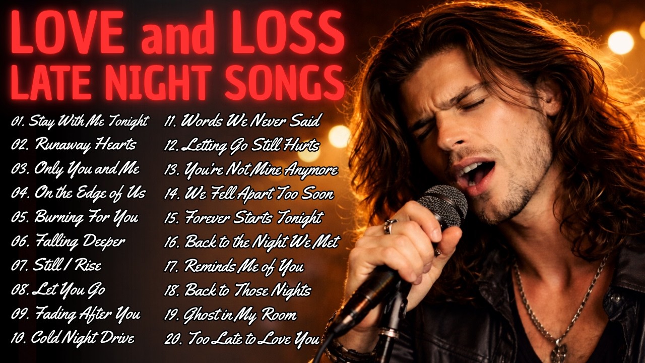 🎵 Late Night Soft Rock &ndash; 💖 Love & Loss Songs | Emotional Playlist 2026