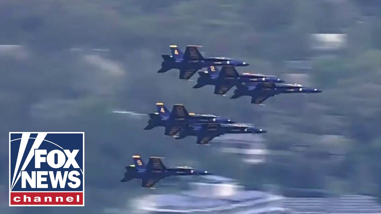 Blue Angels, Thunderbirds soar above Baltimore in tribute to essential workers