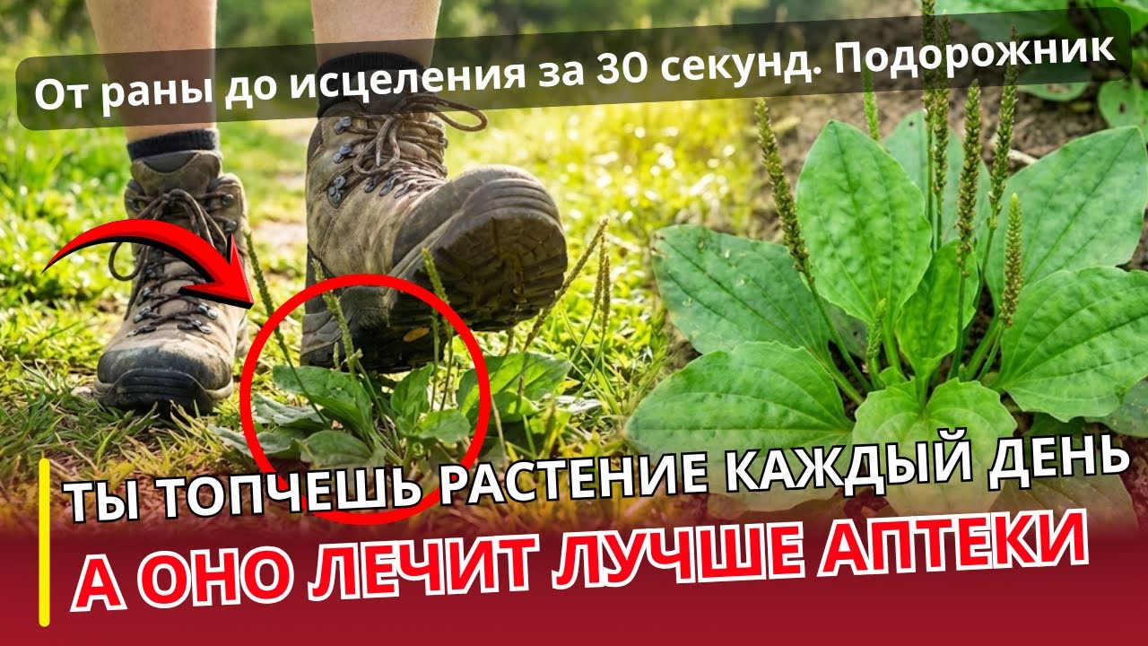 Подорожник захватил планету! УРОЛОГ ОТВЕЧАЕТ: почему его топчут, а он выживает всегда