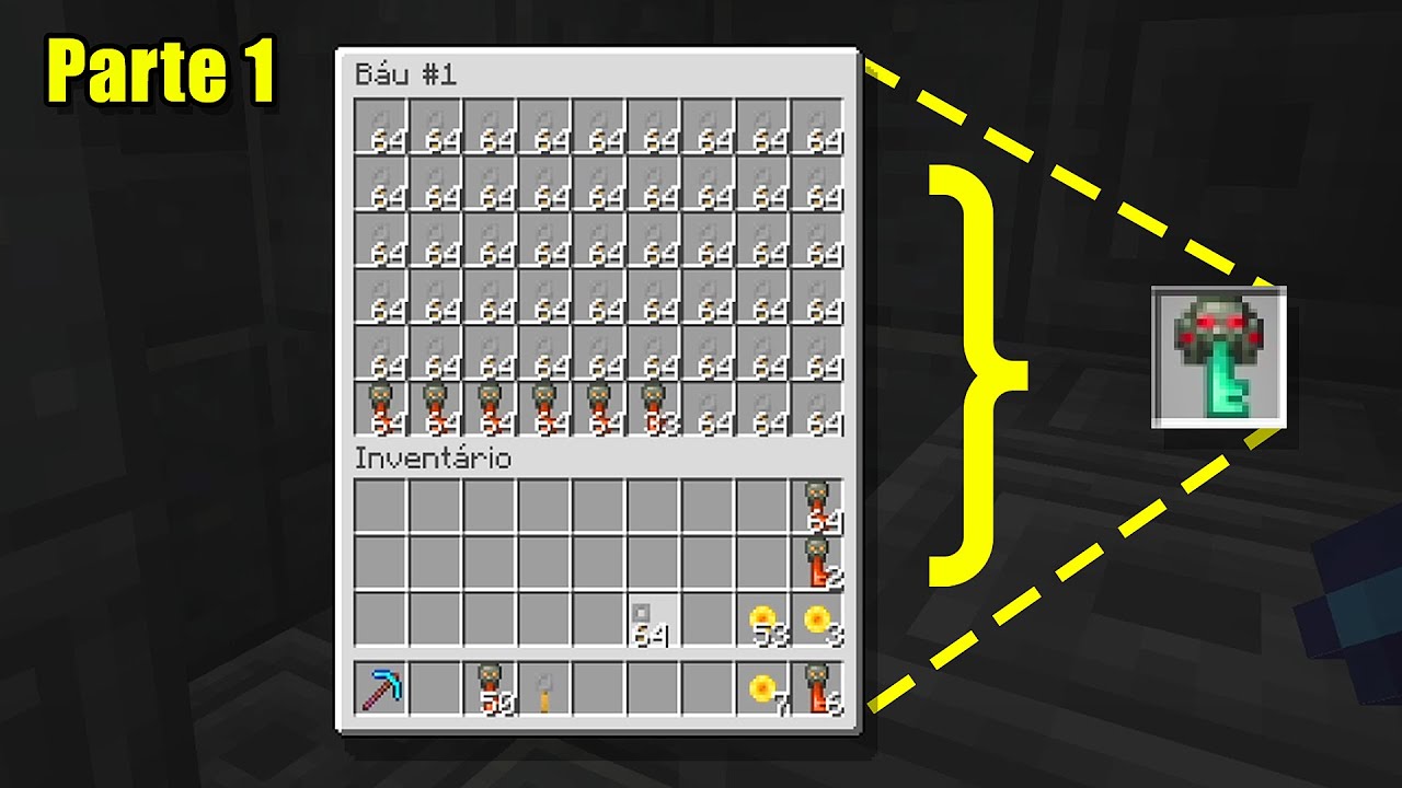 ⭐Minecraft : Juntei um bau de key para ganhar essa key