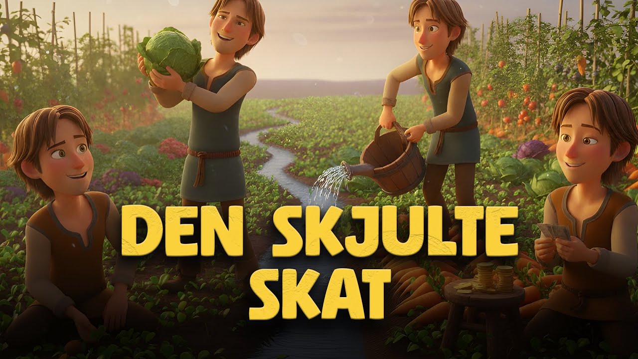 Den skjulte skat - Animeret godnathistorie for b&oslash;rn