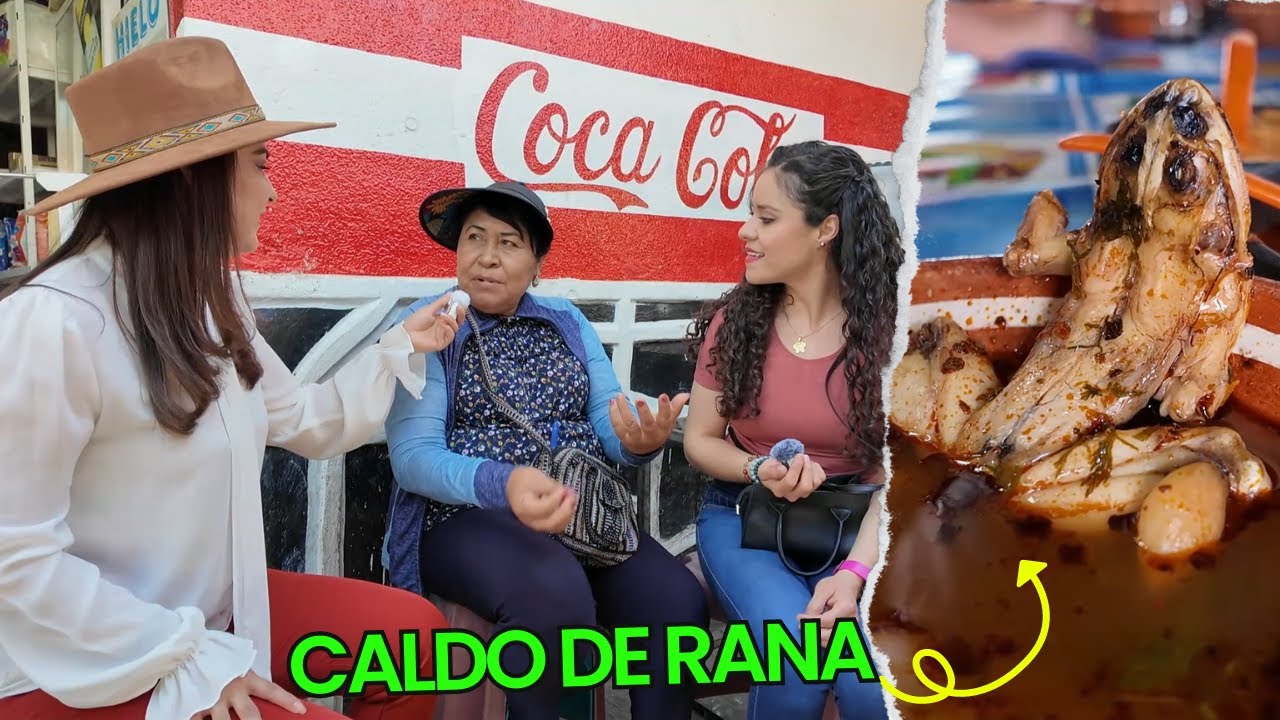 EL CALDO DE RANA en el tianguis de San MARTIN DE LAS FLORES