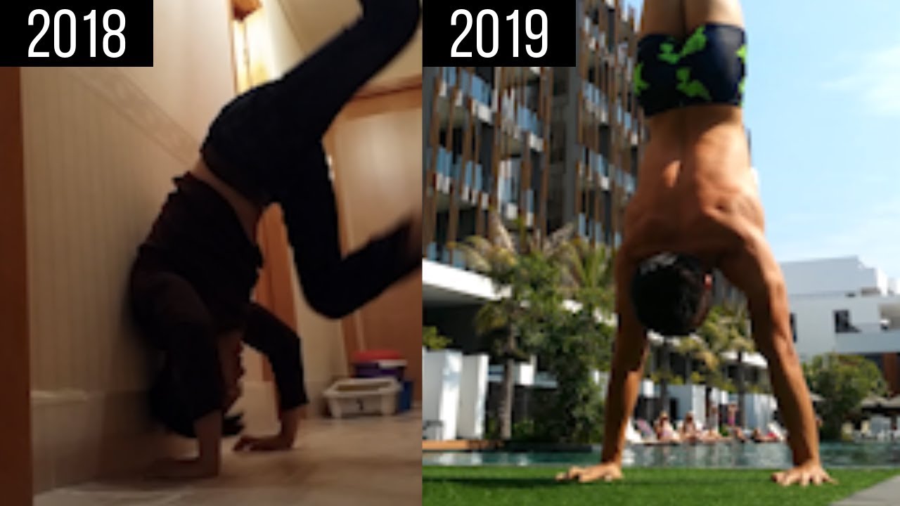 12 Months Handstand Transformation (0 to 40 seconds) | My Calisthenics Journey