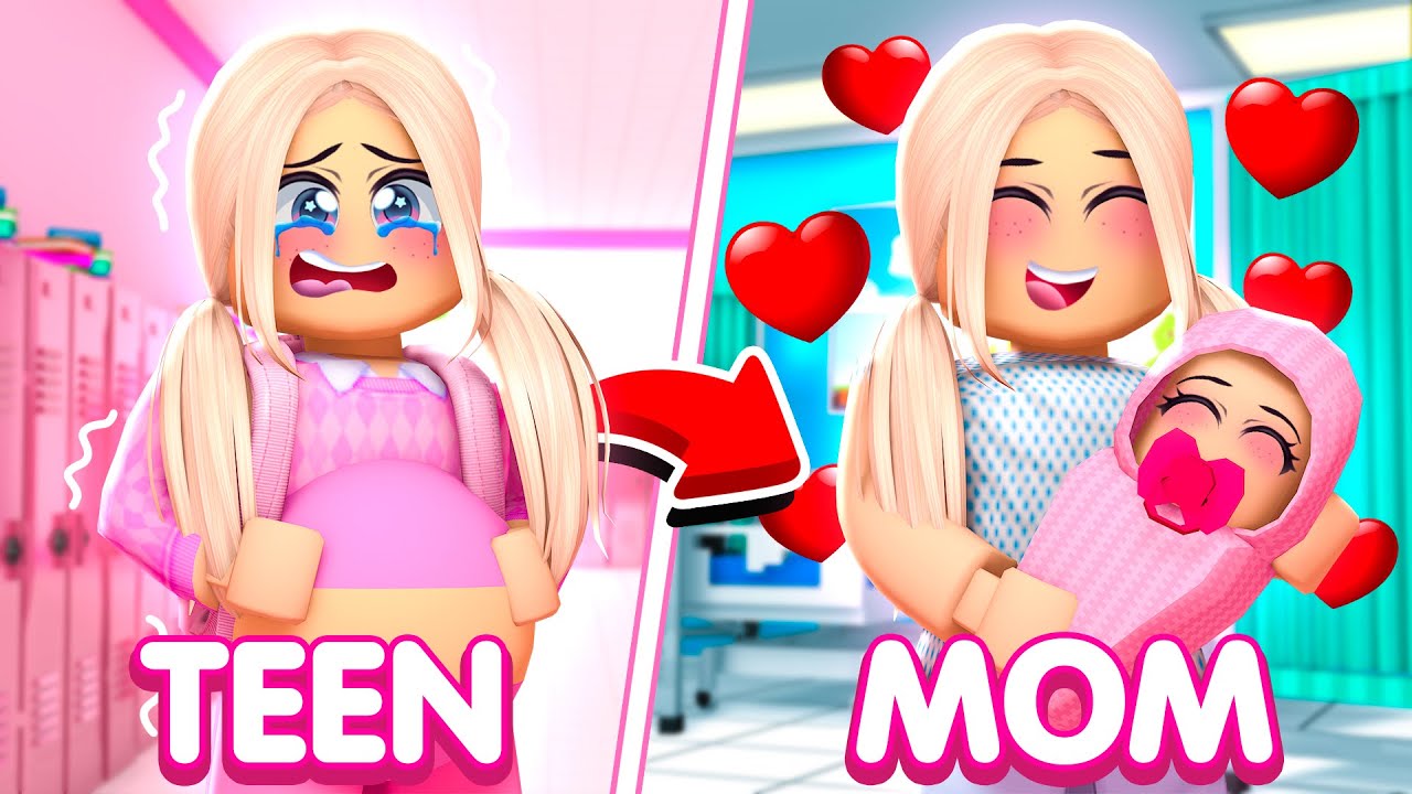 TEEN MOM PUTS BABY UP FOR ADOPTION IN ROBLOX BROOKHAVEN!