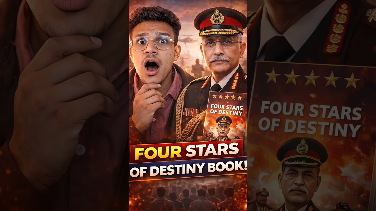 Four Star of Destiny Book |General Naravane Ji |Parliament Controversy |Facts vs Discussion #shorts