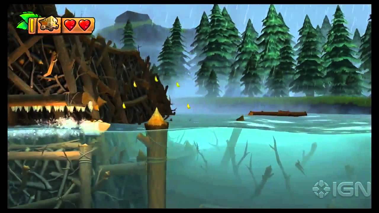Donkey Kong Country: Tropical Freeze Collectibles Guide - 2-4 Sawmill Thrill