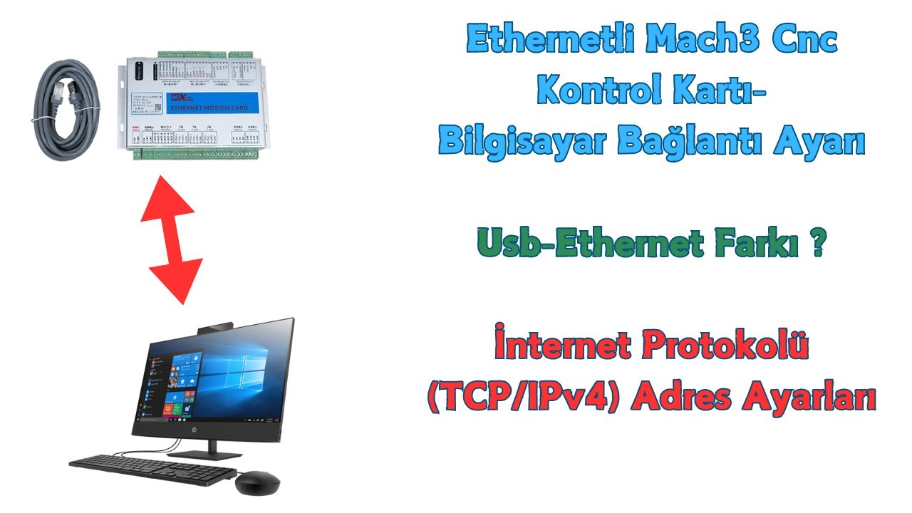 Xhc Ethernetli Mach3 Cnc Kontrol Kartı ile Bilgisayar Bağlantı Ayarı-Meon Robotik Otomasyon