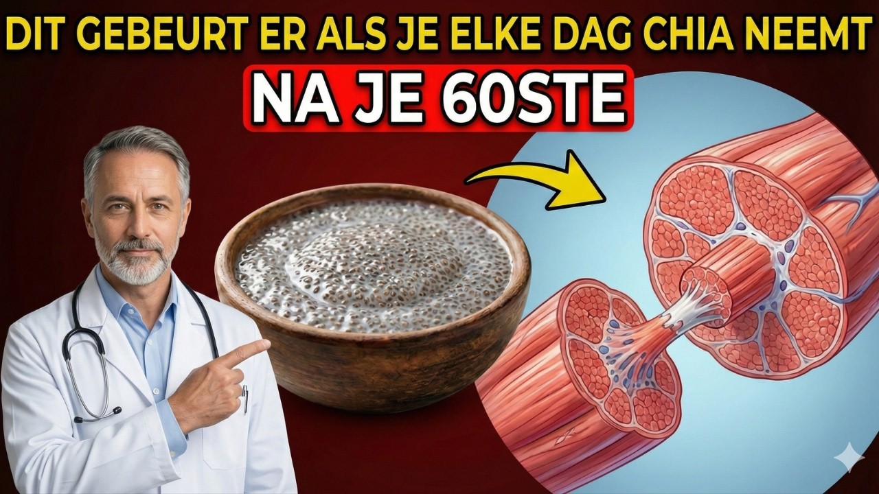 Wat gebeurt er als je elke dag chia- of lijnzaad eet na je 60ste? Ik ben arts en ik vertel het je