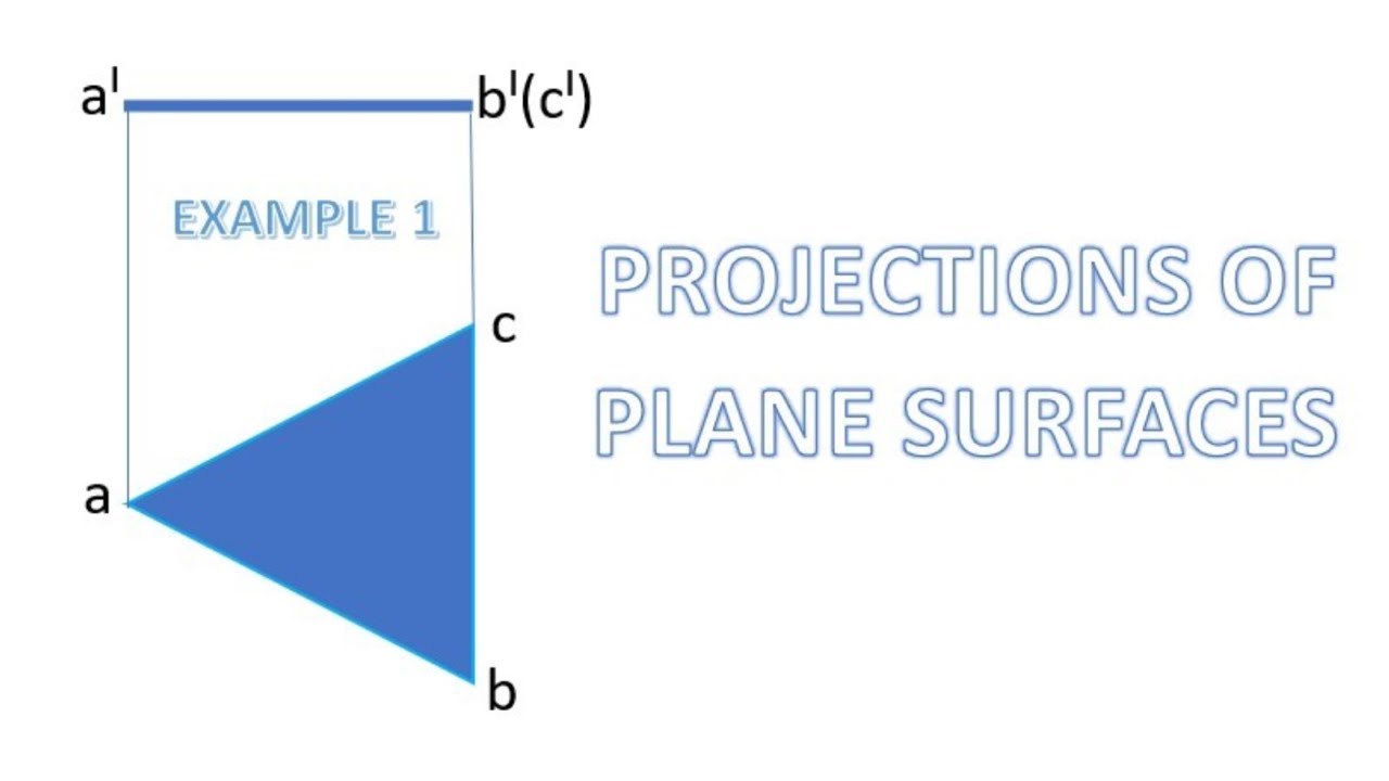 PROJECTION OF PLANES EXP-1 |TRIANGLE|ENGG GRAPHICS | LEARN AND DRAW |