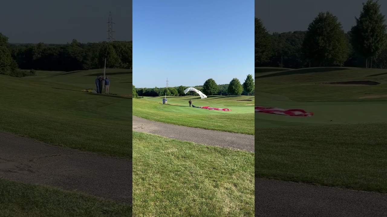 Really cool way to start the golf outing