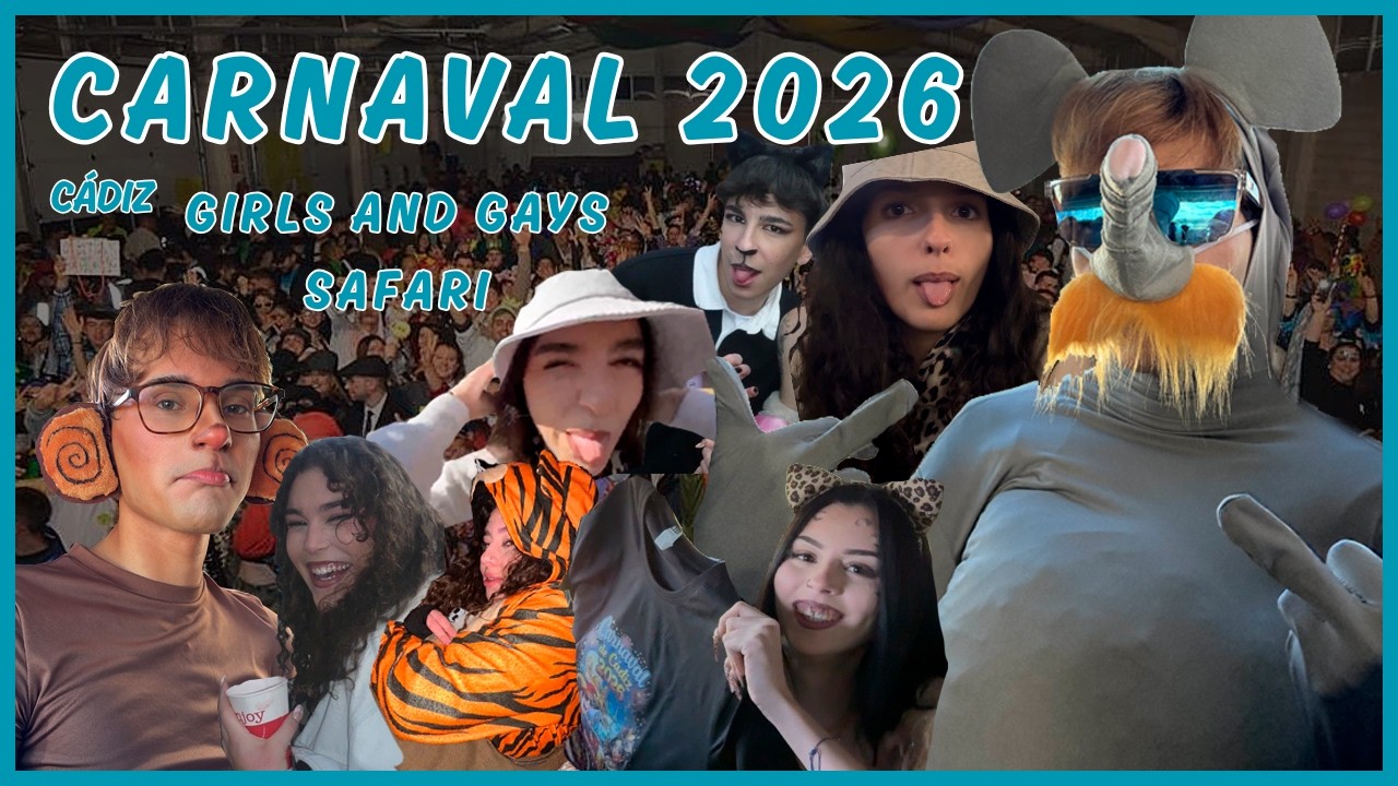 vlog CARNAVAL CÁDIZ 2026 | SAFARI de GIRLS AND GAYS, caxondeo puro