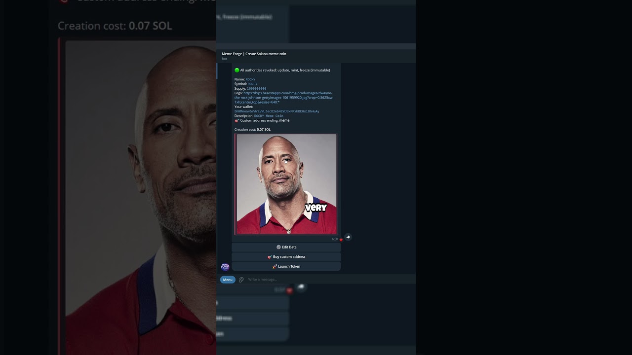 🥳How to Launch and Rug Pull Meme Coin  via Telegram Bot