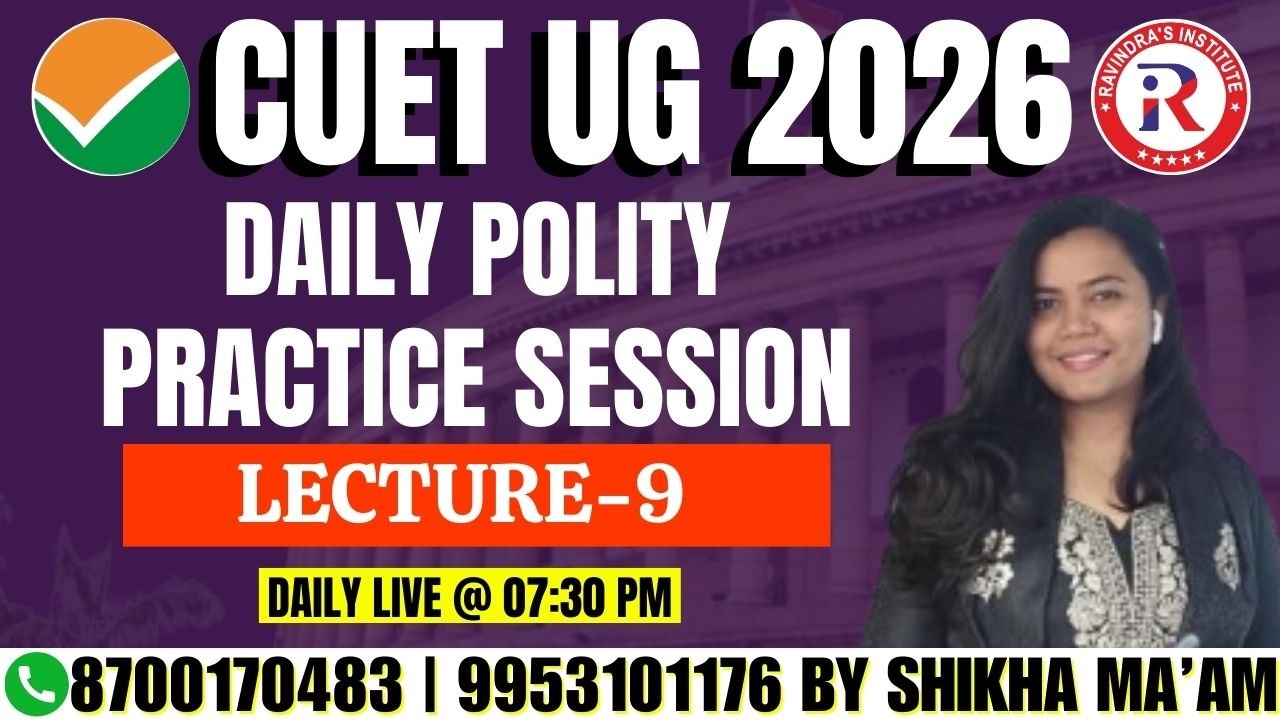 CUET UG 2026 Polity LIVE | Indian Constitution Important Topics | Polity for CUET Exam |