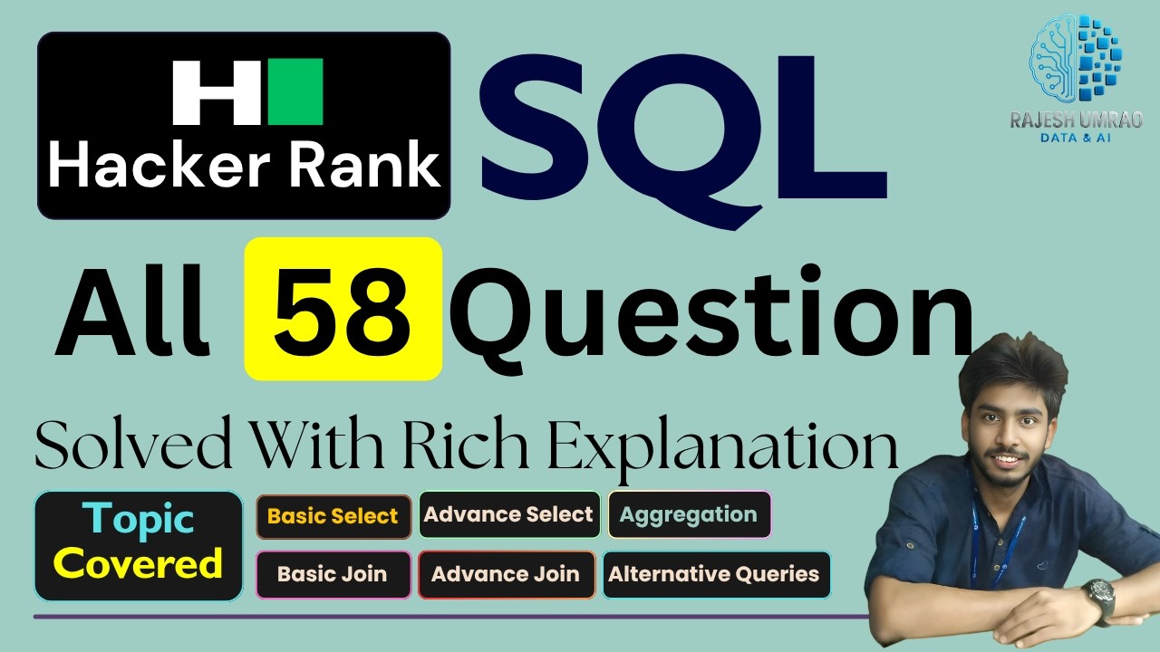2026| ALL Hackerrank SQL Solutions in ONE Video| Hackerrank sql | sql tutorial | SQL full course|SQL