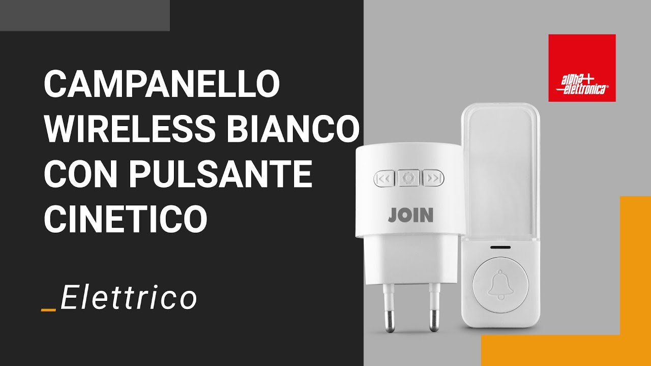 Unboxing Kit Campanello Wireless DB100-01W | Pulsante cinetico senza batterie