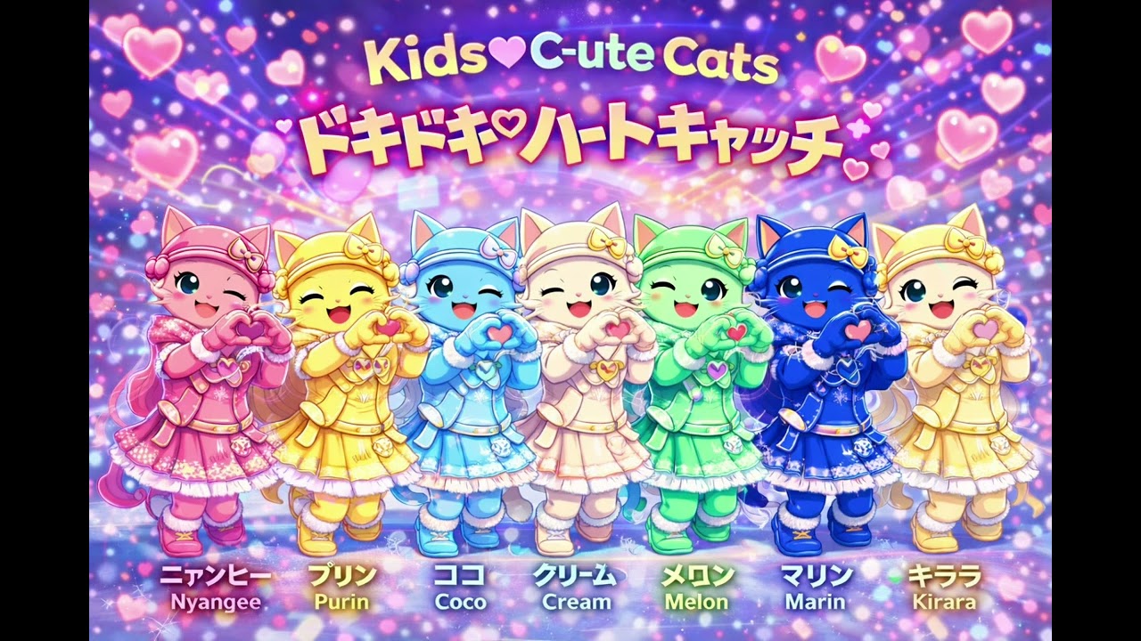ドキドキ♡ハートキャッチ（Kids♡C-ute Cats）