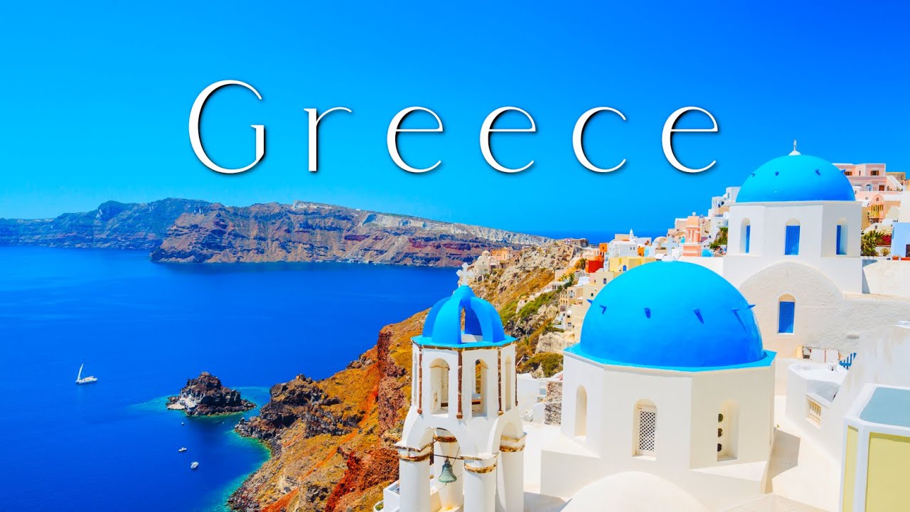 Beautiful Greece 4K &bull; Peaceful Relaxation Film With Calming Music