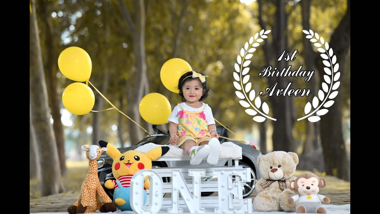 Avleen | First Birthday | (Baby Girl) Pre-Birthday shoot 2023 video song