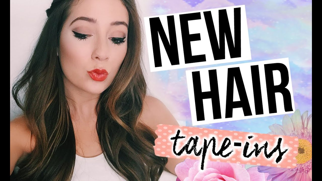 All About Tape Hair Extensions! ♡ Caitlin Bea