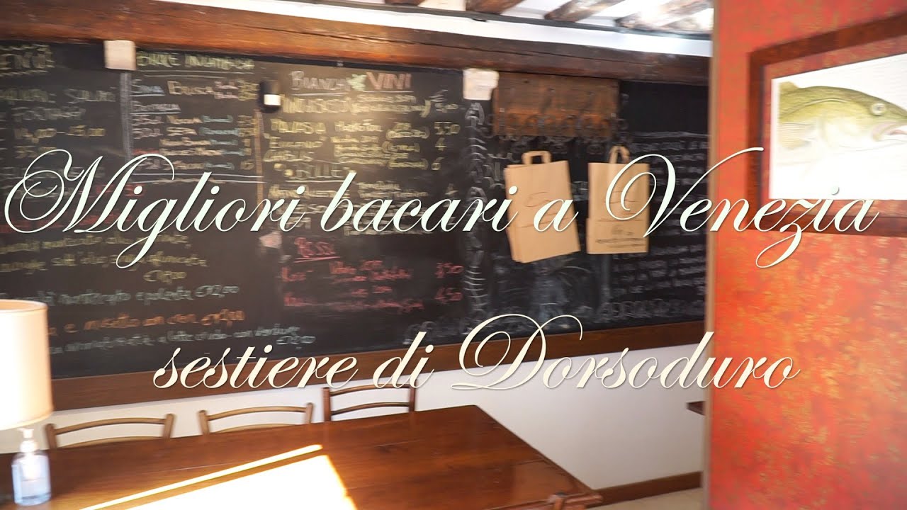 I 5 Migliori bacari a venezia dorsoduro bacaro tour. Ancora ombre e cicchetti che fatica!