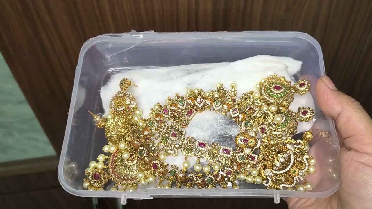 😱🔥meesho మెగా బ్లాక్ బస్టర్ saleలో తీసుకున్న jewellery collectionచూసేయండి #trending#meeshojewellery 