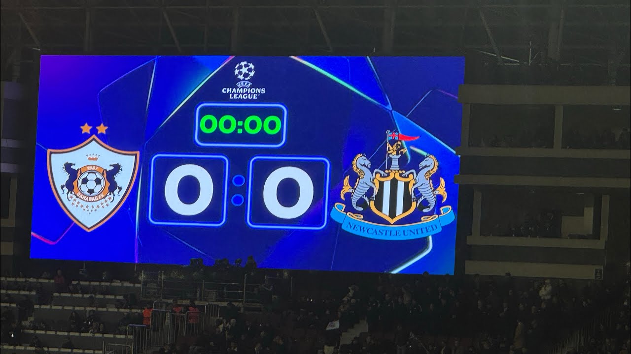 Qarabağ - Newcastle Maç İCMAL ! UEFA ÇEMPİONLAR LİQASI 1/16 Final Pley-off Turu !( 2025/2026 )