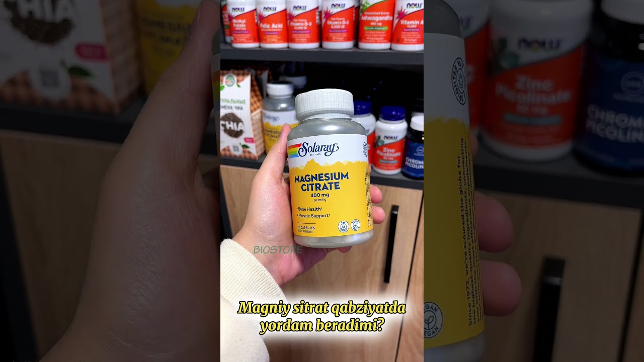 [71 203 3399] Solaray Magnesium Citrate 400 mg 90 caps