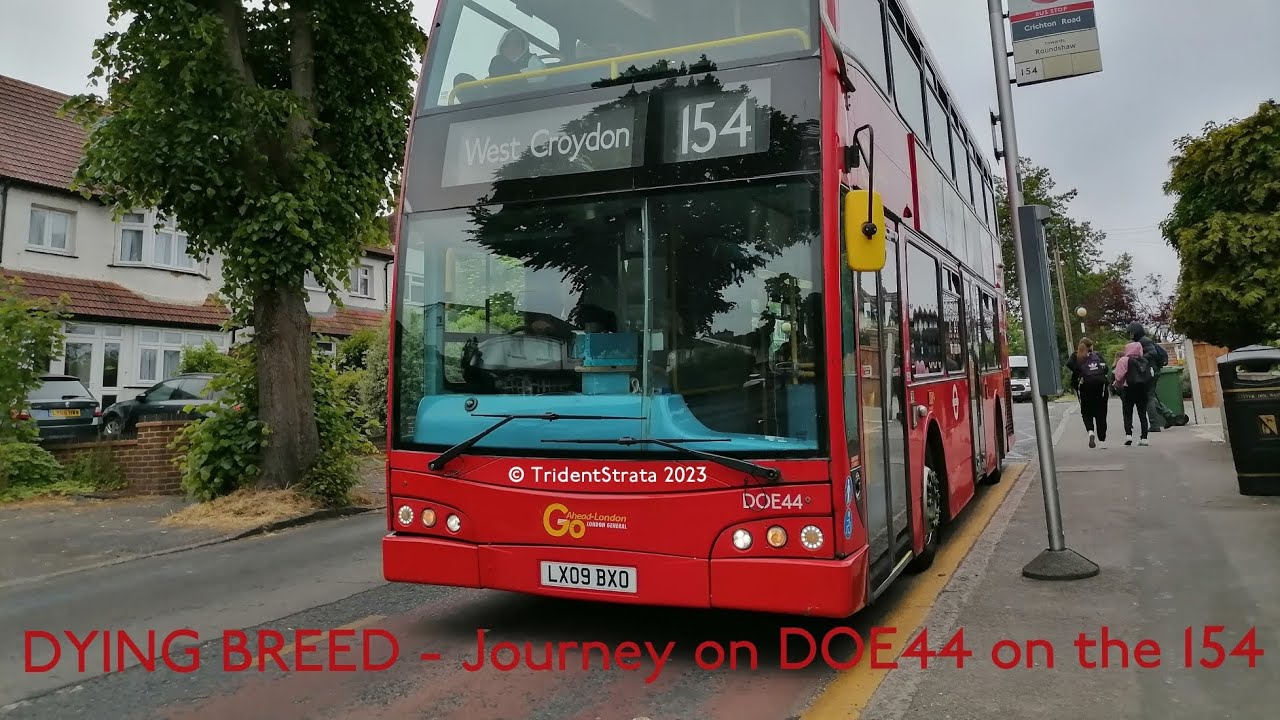 *DYING BREED* Journey on Go Ahead London Route 154 | DOE44 (LX09BXO) Optare Olympus bodied ADL E400T