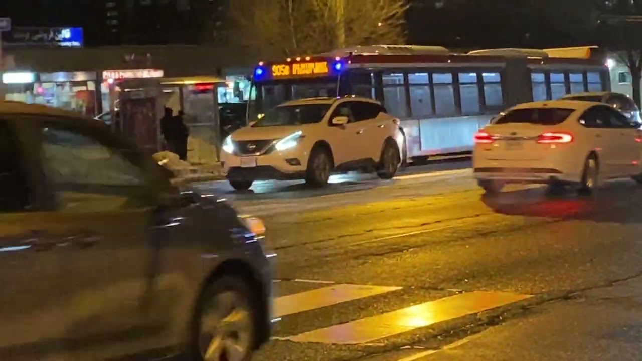 TTC 2014 Nova Bus LFS Artic on route 905 Eglinton East Express 
