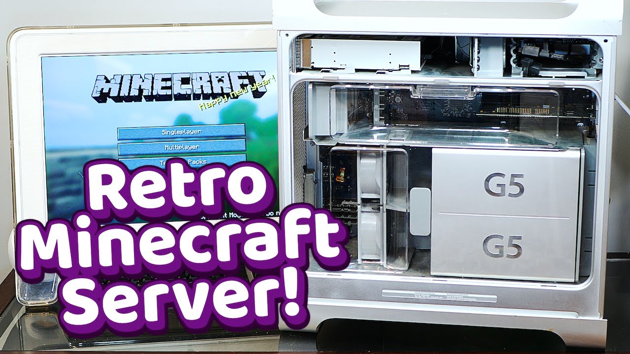 Turning a PowerMac G5 into a Retro Minecraft Server!