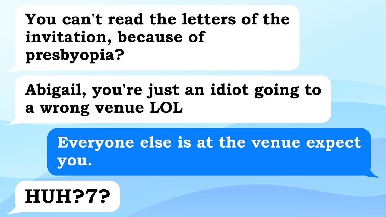My witty sister-in-law tricked me into believing that a wedding invitation was genuine by giving me…