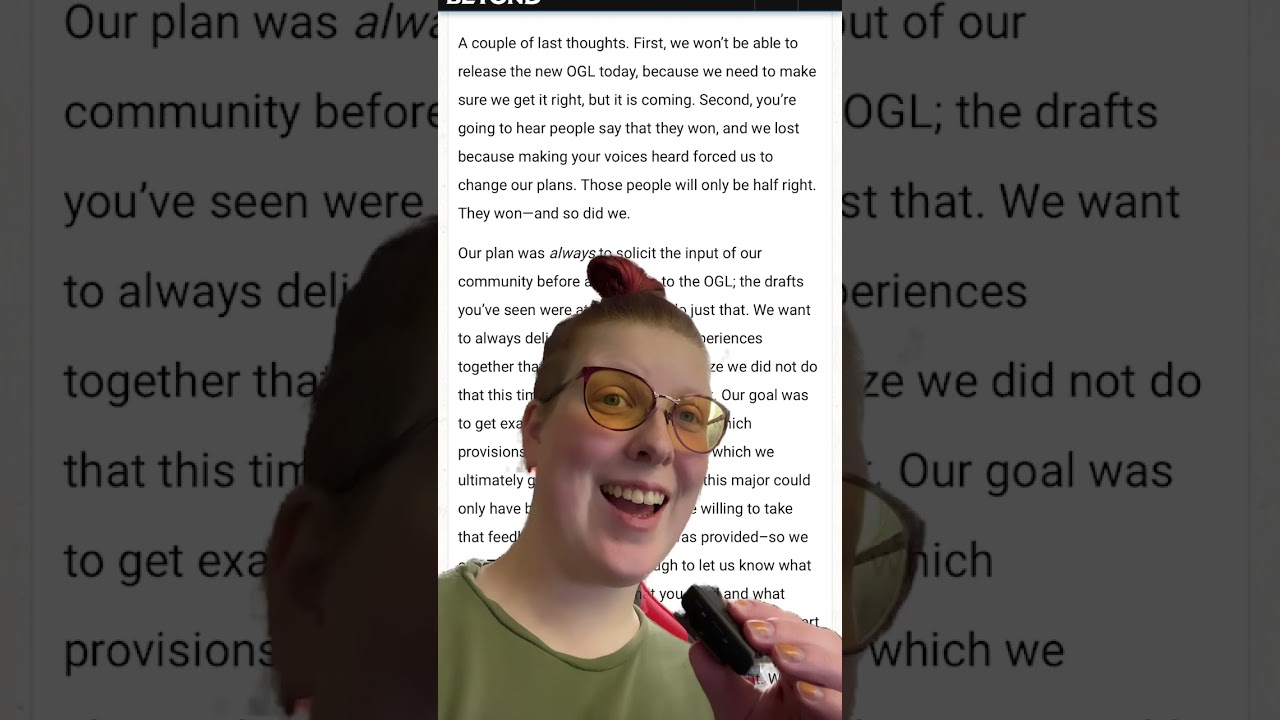 Exposing WoTC&rsquo;s lies and gaslighting pt 6 #opendnd  #dndbegone