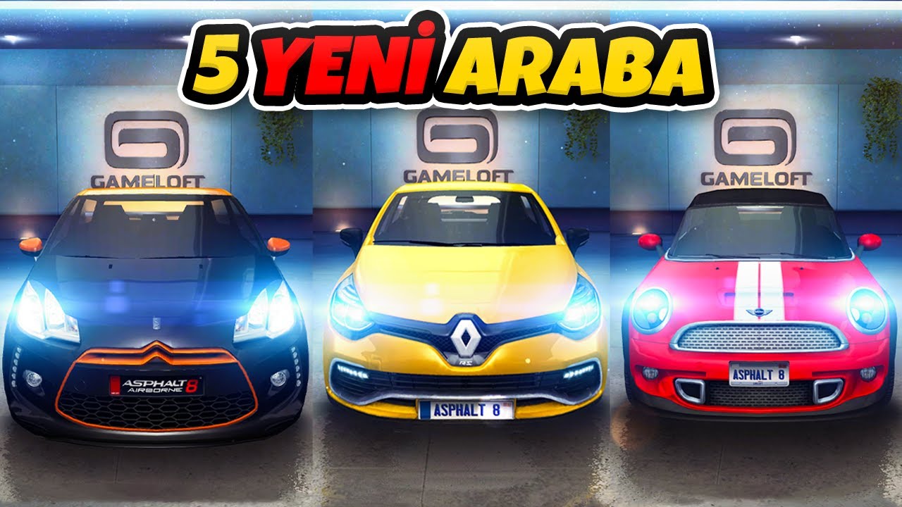5 Yeni Araba ile 1.Sezonu Bitiriyorum - Asphalt 8 Airborne