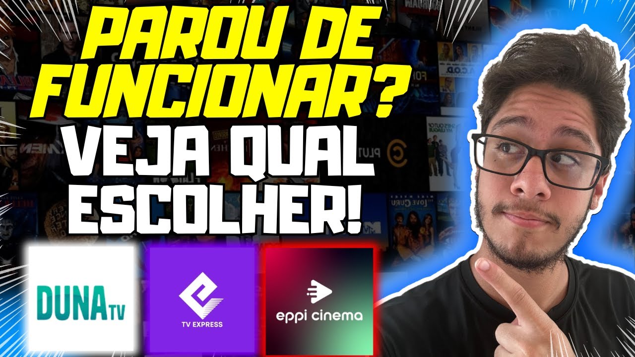 ⚠️DUNA TV, TV EXPRESS e EPPI CINEMA PAROU DE FUNCIONAR? VEJA O QUE FAZER!!