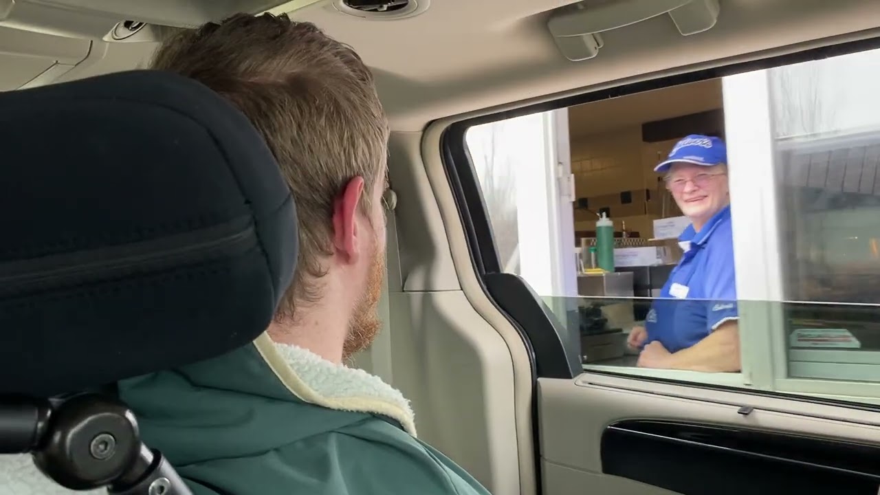 Sam headed to Culver’s after his dentist appointment for lunch @onthatnote