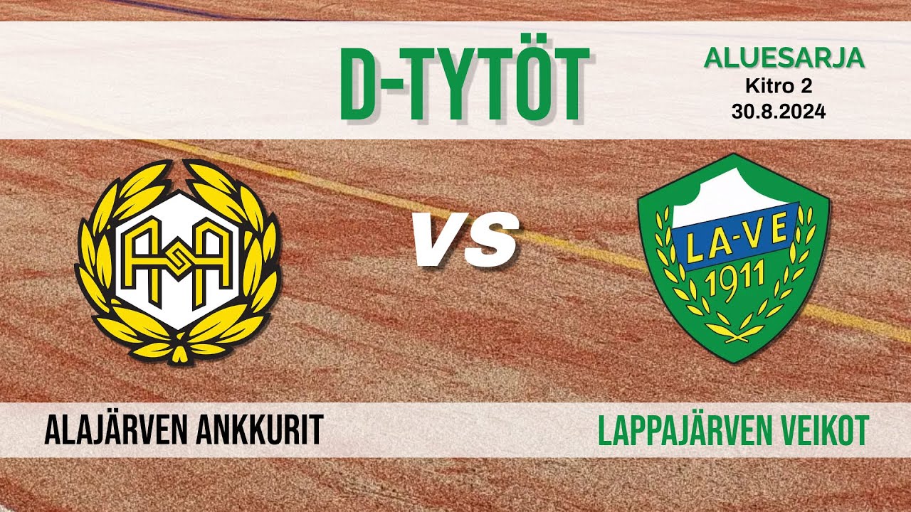 D-tytöt aluesarja 30.8.2024:  Alajärven Ankkurit - Lappajärven Veikot