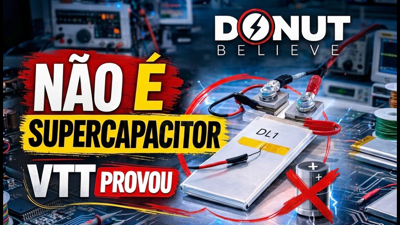 Bateria Donut Lab: Terceiro Teste da VTT Revela a Verdade: Não É um Supercapacitor!