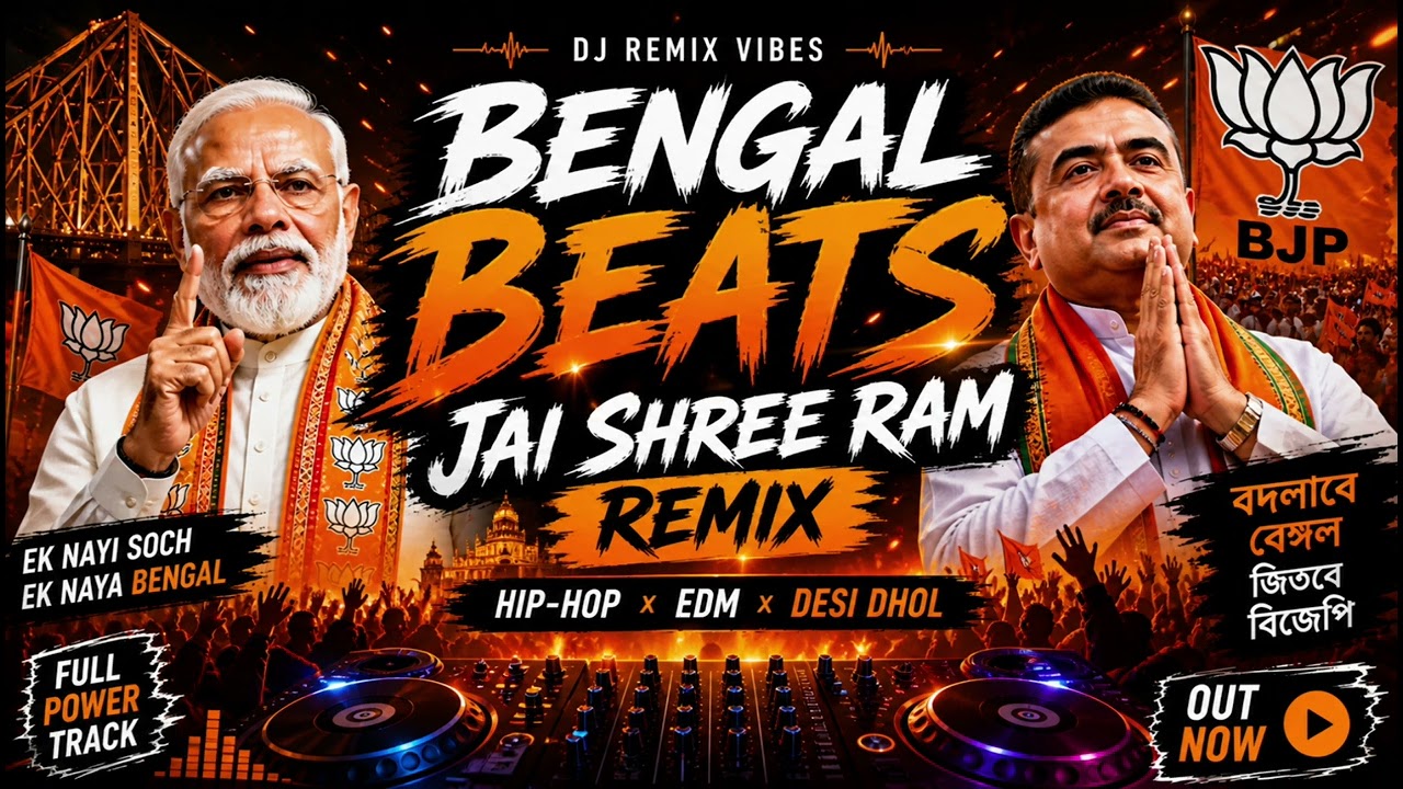 Jai Shree Ram Remix | BJP Hip-Hop DJ Song 2026 | Full Power Track #bjp #bjpbengal 