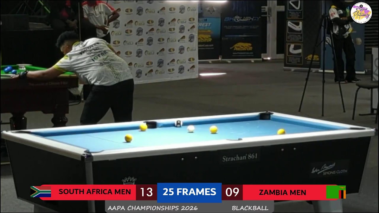 AAPA 2026 | BLACKBALL | MEN'S TEAMS | SA VS ZAMBIA