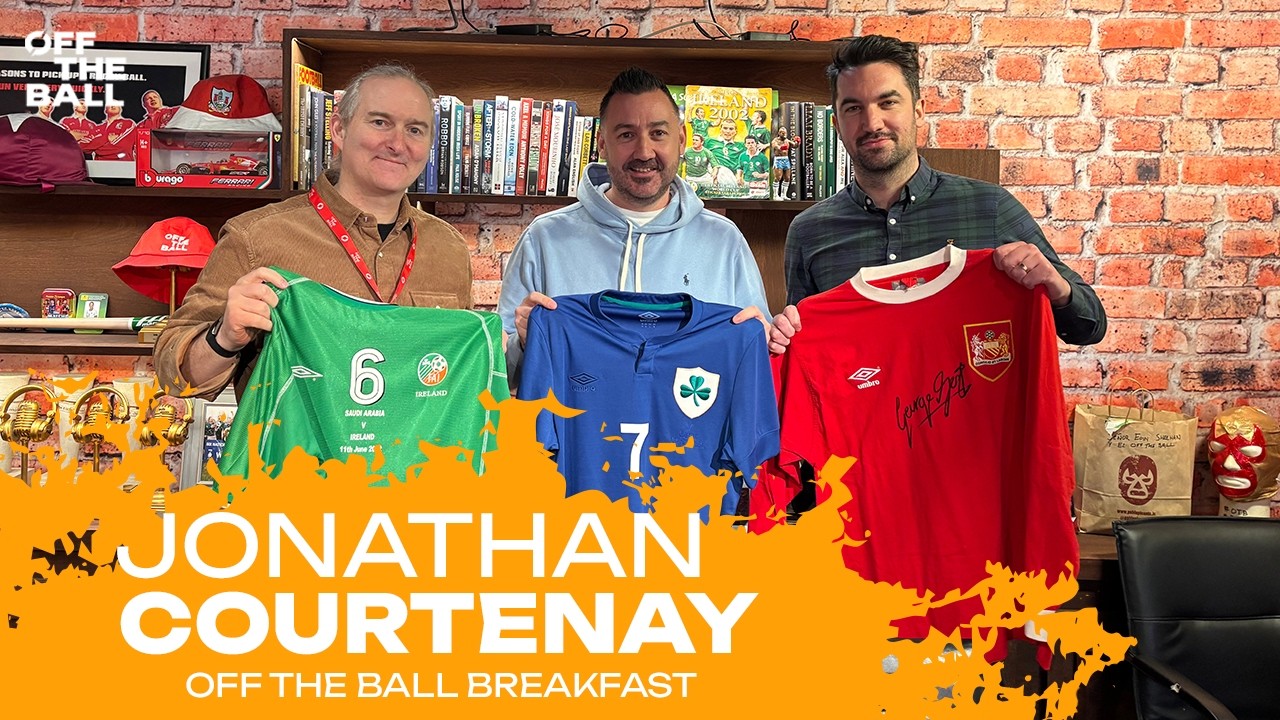 The famous Dunne 5 Jersey, Keane's unused 2002 Kits & Larsson's WC boots | Jonathan Courtenay | OTB