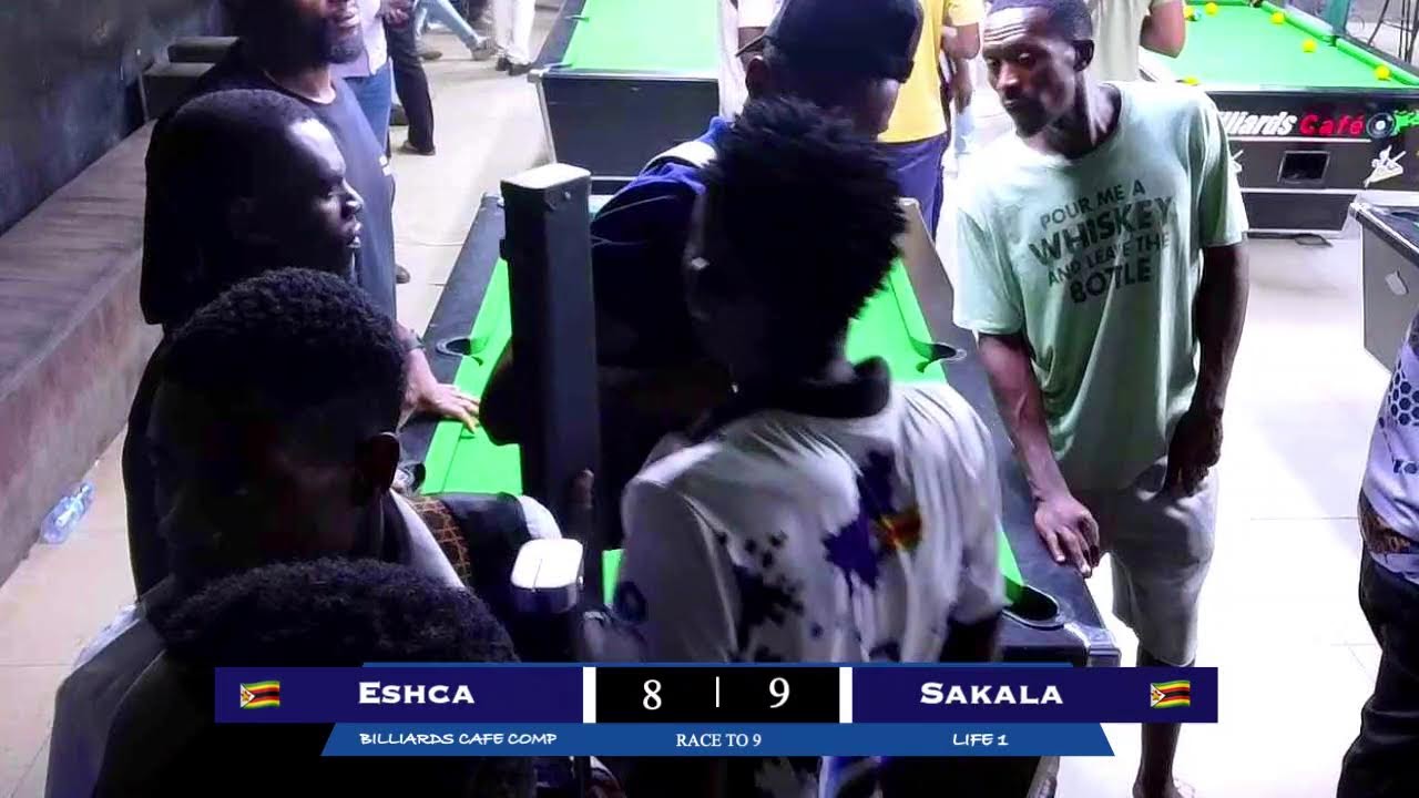 Billiards Cafe Comp  Life 1(Race to 9) Eshca vs Sakala