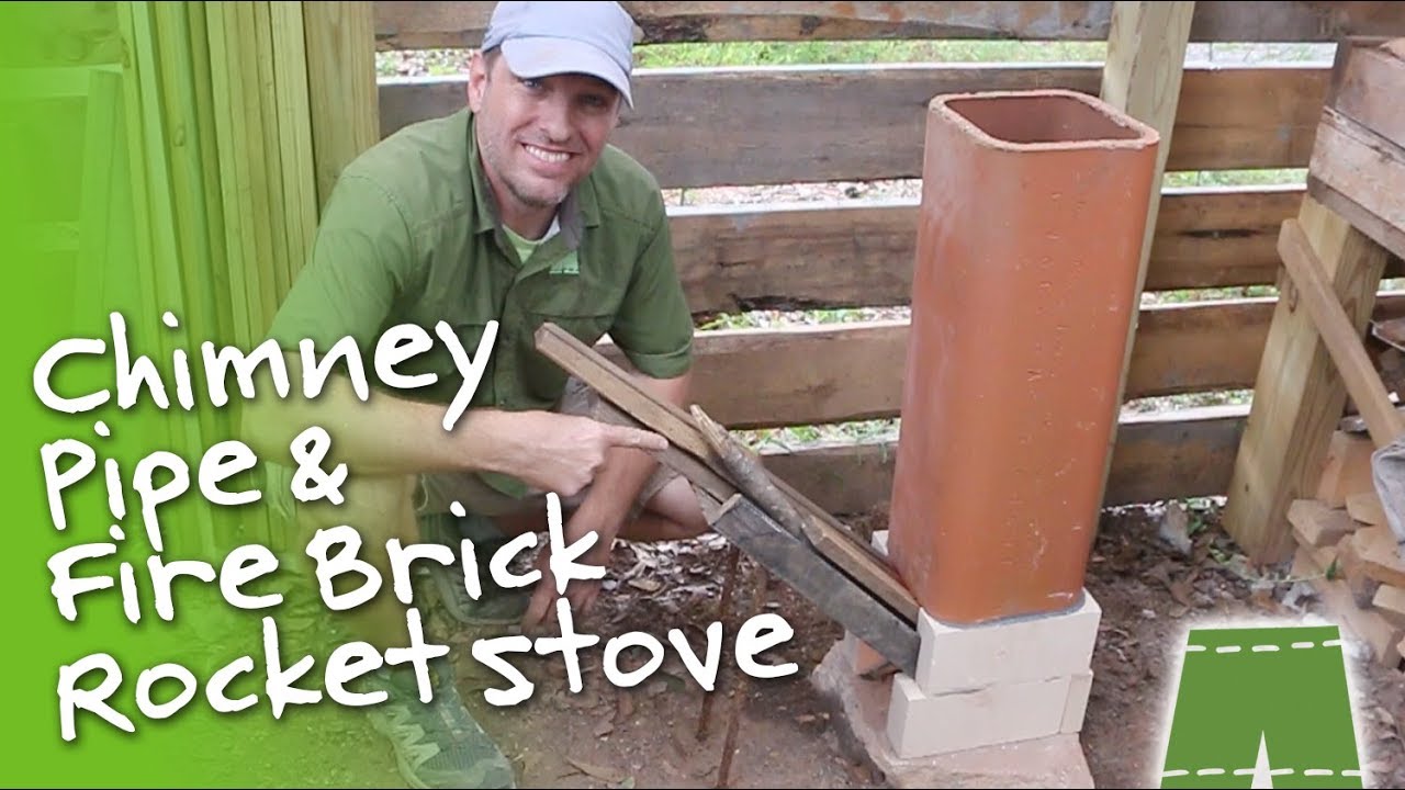 How To Make A Chimney Pipe And Fire Brick Rocket Stove