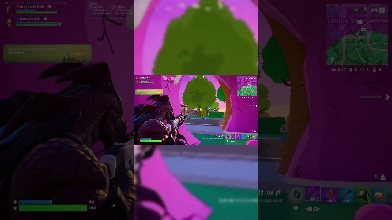 Impacta a oponentes a m&aacute;s de 30 metros #kaigc777 #fortnite #fortniteclips