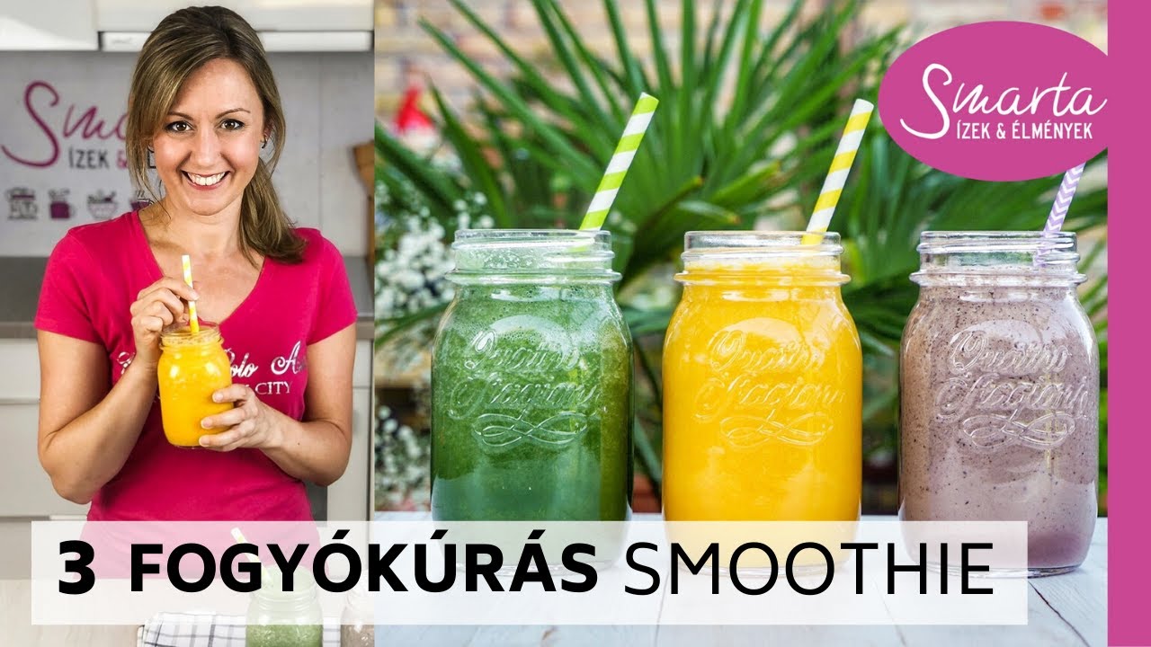 Fogyókúrás smoothie receptek I Zsírégető I Éhségcsökkentő I Emésztésjavító