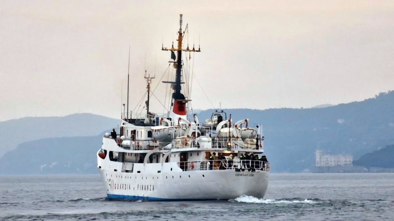 Nave Giorgio Cini, per mare dal 1970 - Trieste 14/10/2024