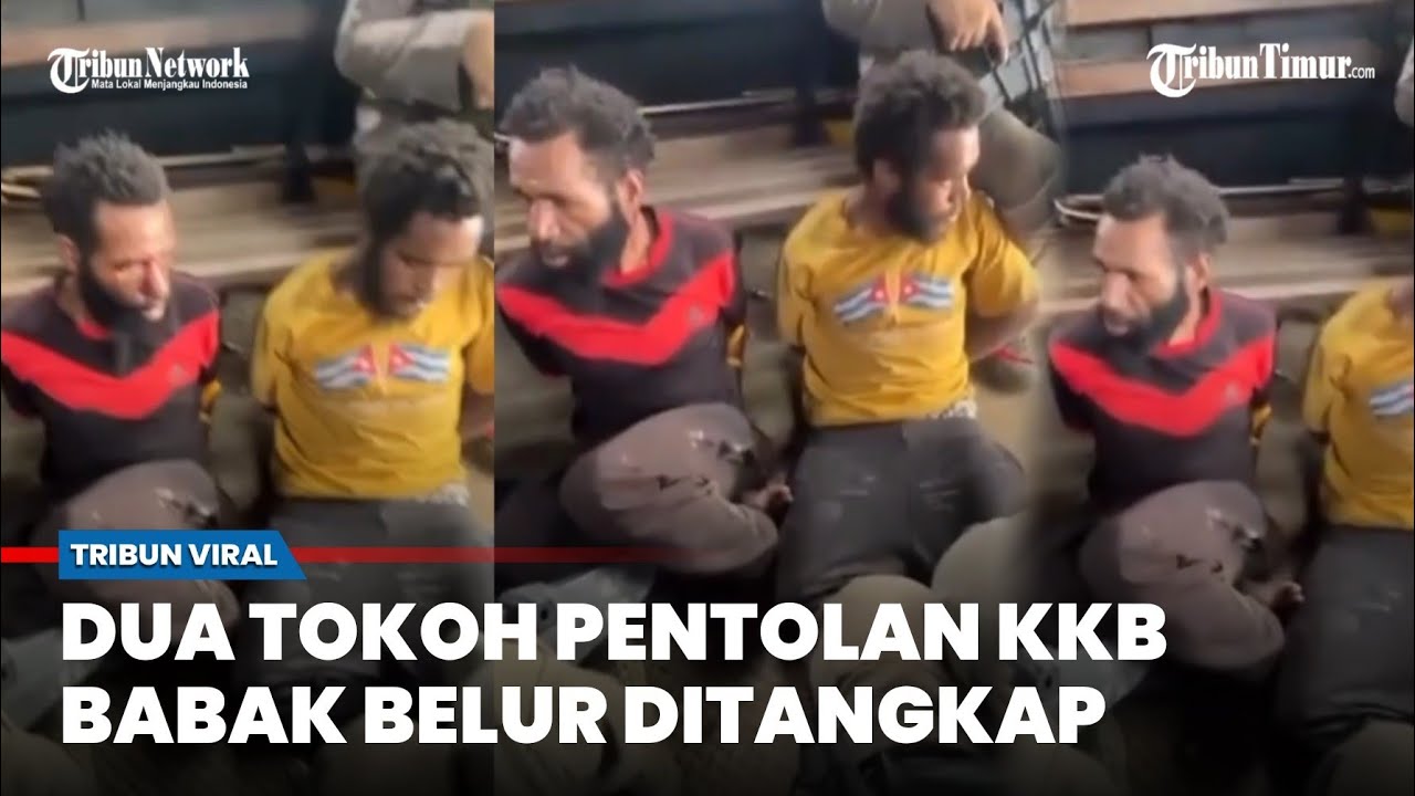 Wajah Babak Belur, Satgas Ops Damai Cartenz Ringkus Dua Pentolan Pimpinan Penting KKB 