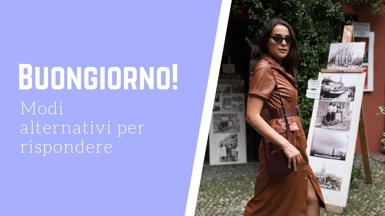 Modi alternativi per rispondere al buongiorno||  Vita da commessa - Laura Tanfani