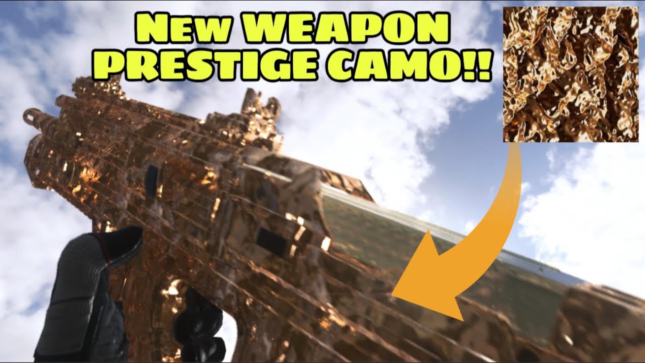 NEW WEAPON PRESTIGE CAMO + HOW TO UNLOCK ONE TRICK CAMO + ONE TRICK CAMO
