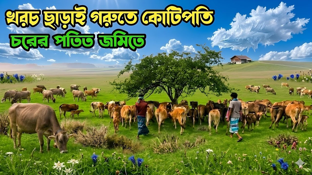 ঢাকার নিকটেই খরচ ছাড়াই গরুতে কোটিপতি Free Cow Farming RuralLife In BD